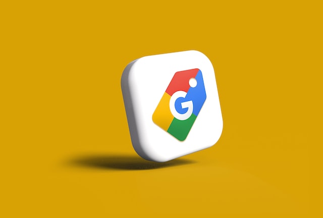 Google Shopping icon in 3D