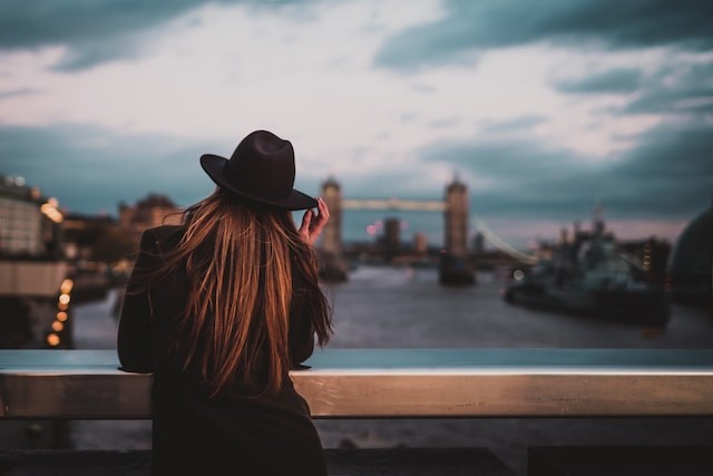 person in london